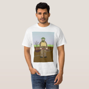 T-shirt Fusilier de 9# États-Unis WWI