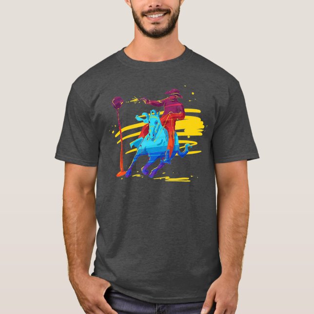 T-shirt Fusillade montée Cowboy (Devant)