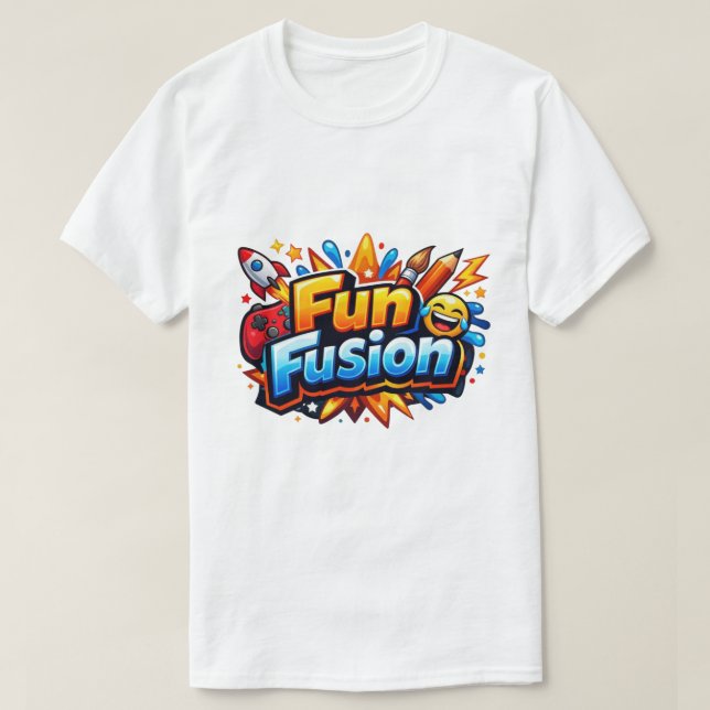 T-shirt Fusion amusante  (Design devant)