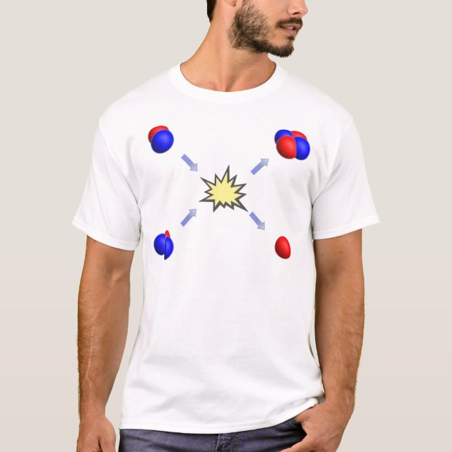 T-shirt Fusion de Deutérium-Tritium (Devant)