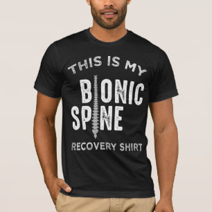 T-shirt Fusion de la colonne vertébrale fractionnée du d