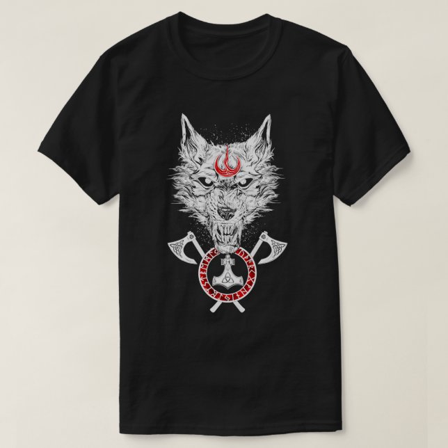 T-shirt Fusion de venis viking (Design devant)