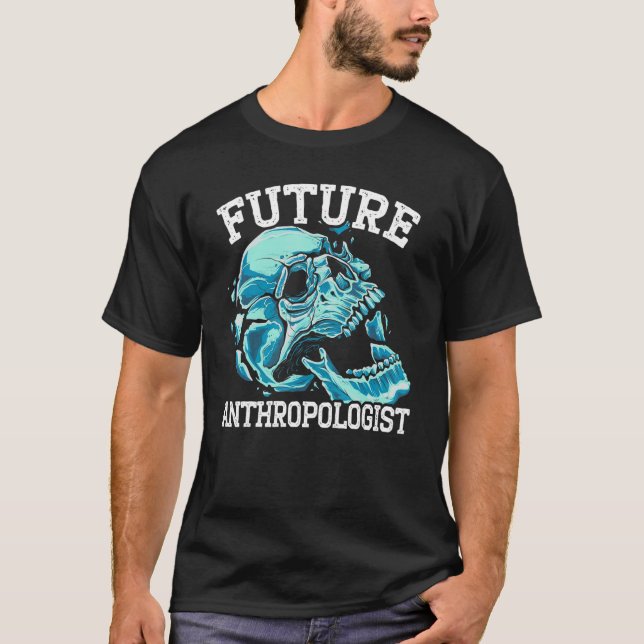 T-shirt Futur Anthropologue Squad Science Préhistorique An (Devant)