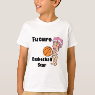 T-shirt futur bébé fille star du basket-ball