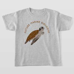 T-shirt Futur biologiste marin