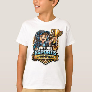 T-shirt Futur champion d'esports de retour à l'école