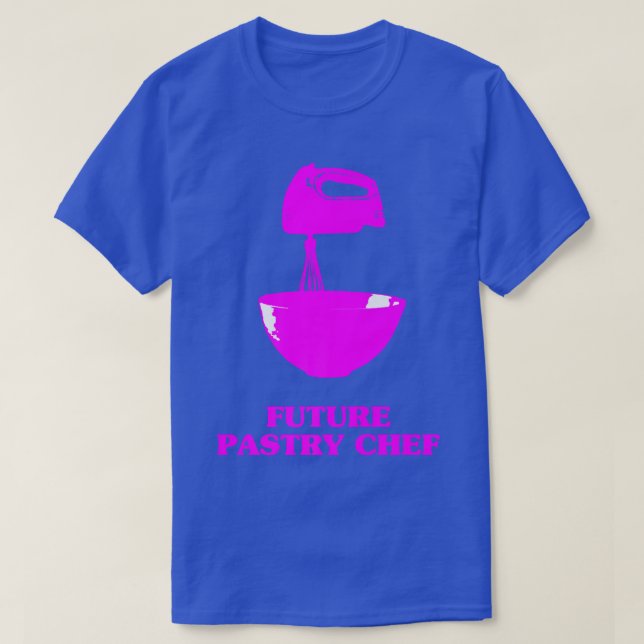 T-shirt Futur Chef pâtissier Cuisinier Baker Alimentation  (Design devant)