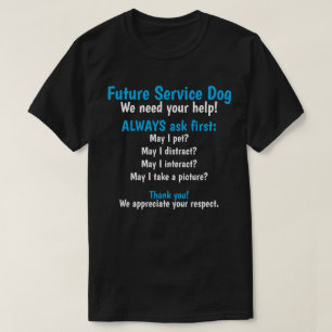 T-shirt Futur chien de service