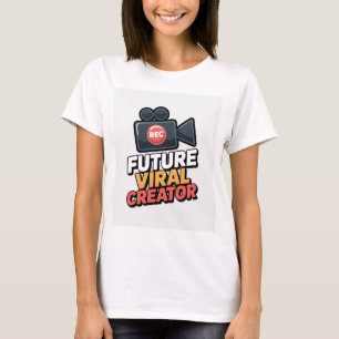 T-shirt Futur Créateur Viral Drôle T-Shi Enfants Média Soc