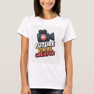T-shirt Futur Créateur Viral Drôle T-Shi Enfants Média Soc