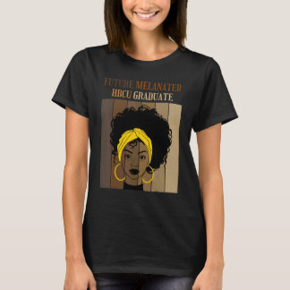 T-shirt Futur diplômé melanisé de l'université historique 