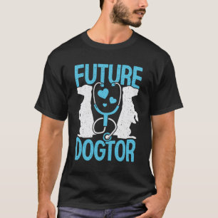 T-shirt Futur Dogtor Vétérinaire Vet School Cadeau étud
