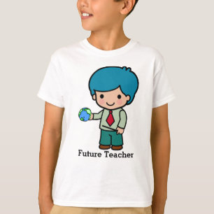 T-shirt Futur enseignant avec globe