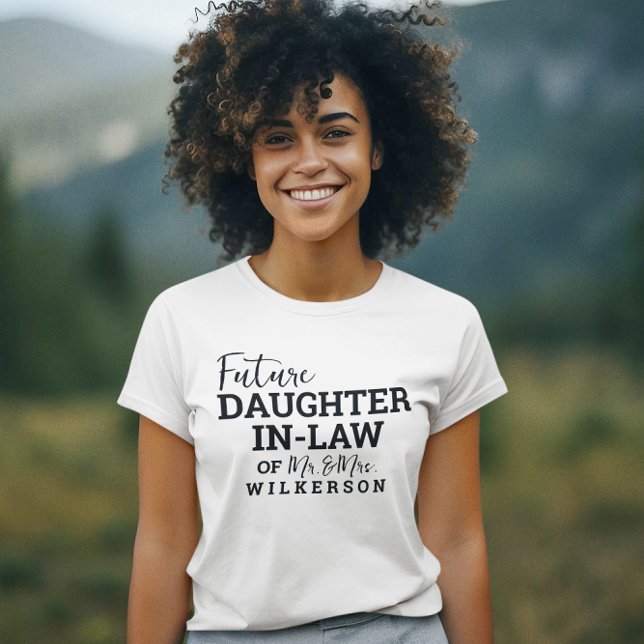T-shirt Futur Fille En Droit Mariage Épouse WV (Créateur téléchargé)