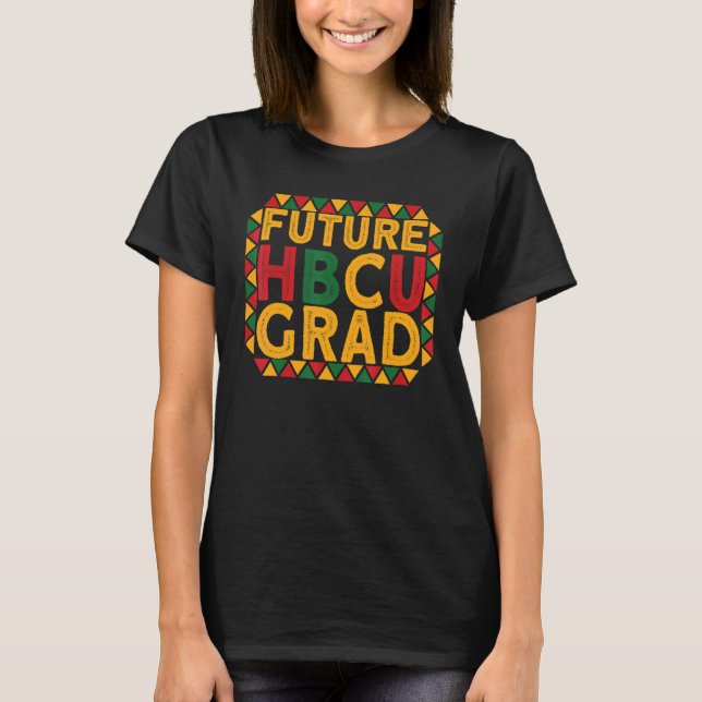 T-shirt Futur Hbcu Diplômé Historique Black College U Hb (Devant)