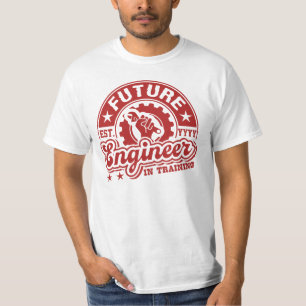 T-shirt Futur ingénieur (est. ANNÉE personnalisable)