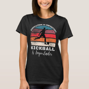T-shirt Futur Kickball Et Joueurs Maman Papa Kickballer Co