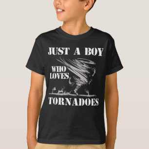 T-shirt Futur météorologue Garçons Tornado Lover