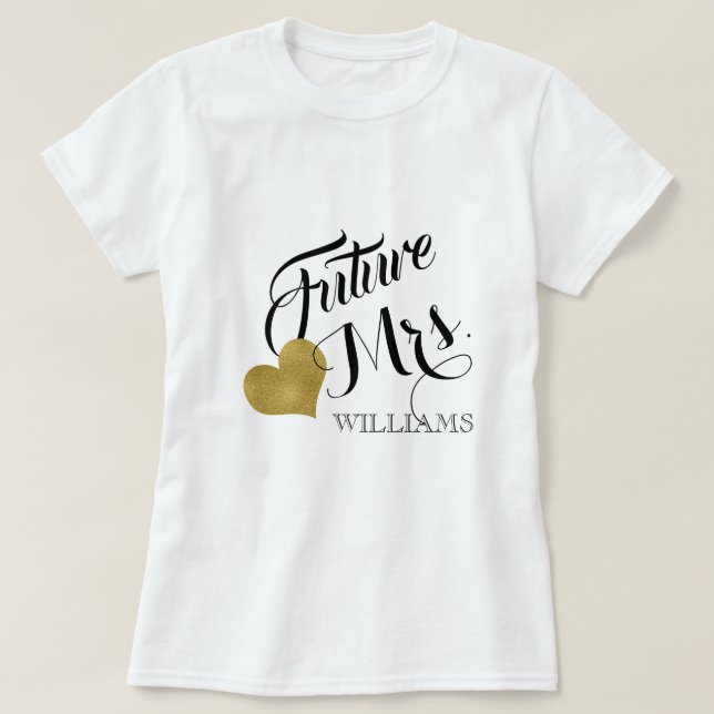 T-shirt Futur Mme  (Design devant)
