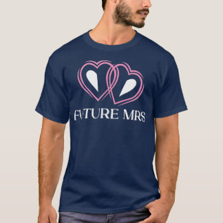 T-shirt Futur Mme Groupe de Mariée Fiancé Enterrement de V