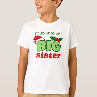 T-shirt Futur Noël de grande soeur