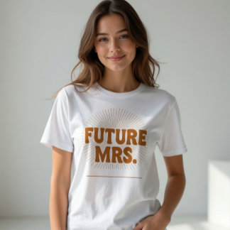 T-shirt Futur nom de famille personnalisé Mme | Nom person