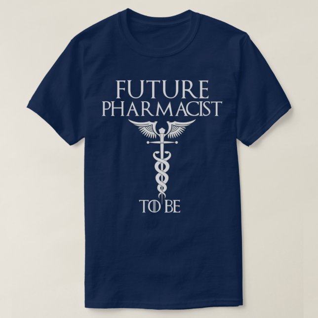 T-shirt Futur pharmacien pour les étudiants en pharmacie 1 (Design devant)