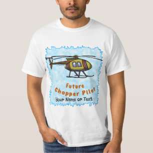 T-shirt Futur pilote d'hélicoptère