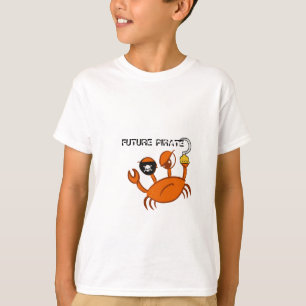 T-shirt Futur Pirate Crabe mignon cadeau d'anniversaire pe