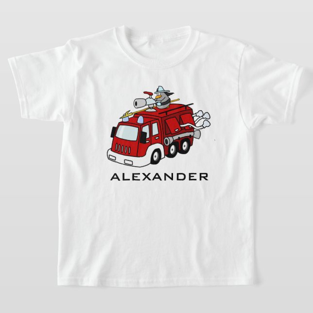 T-shirt Futur pompier, aussi (Poser)
