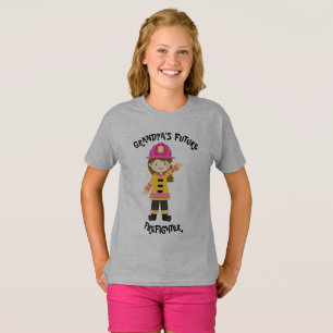 T-shirt Futur pompier de grand-père
