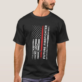 T-shirt Futur pompier pompier