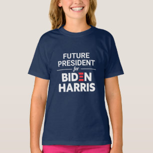 T-shirt Futur Président de Biden Harris Texte personnalisé