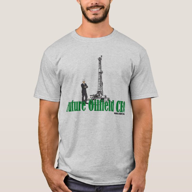 T-shirt Futur Président de gisement de pétrole (Devant)