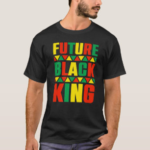 T-shirt Futur roi noir