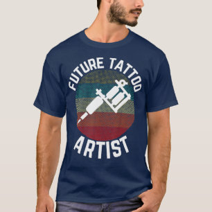T-shirt Futur Tatouage Artiste Étudiant Tatouiste Machine