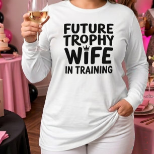T-shirt Futur Trophée de Mariée Femme Mariage Enterrement