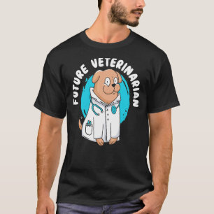 T-shirt Futur vétérinaire Animal Doctor Prefe vétérinaire