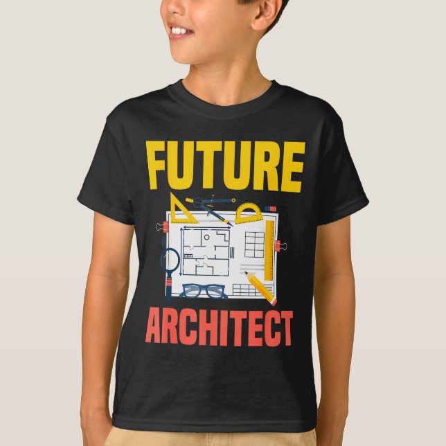 T-shirt Future Architect Funny Architecture Architect  (Devant)