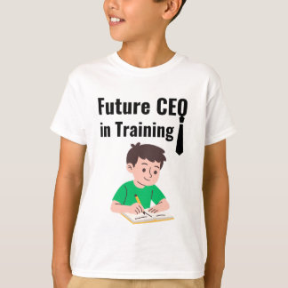 T-shirt Future CEO in Training Motivational Kids Shirt