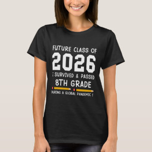T-shirt Future Cl de 2026 J'ai Survécu à la Rentrée en 8e