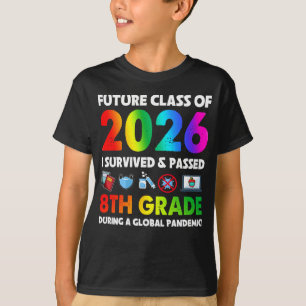 T-shirt Future Classe De 2026 Équipe De 8E Année Retour À 