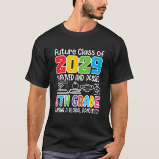 T-shirt Future Classe De 2029 I Diplôme D'École I Cinquièm