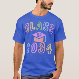 T-shirt Future CLASSE de 2034 Graduation Straight Outta Ki