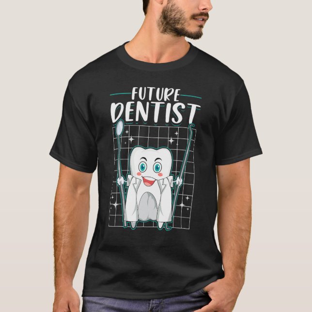 T-shirt Future Dentist Dentistry Dental Student Kids (Devant)