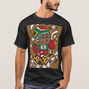 T-shirt Future Hockey Star - African Hockey Kid Tee