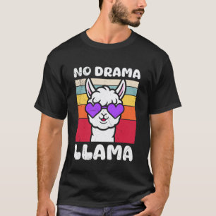 T-shirt Future Maman NO DRAMA LLAMA Drôle Bientôt Maman