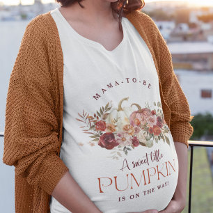 T-shirt Future maman 'une petite citrouille douce' Baby Sh