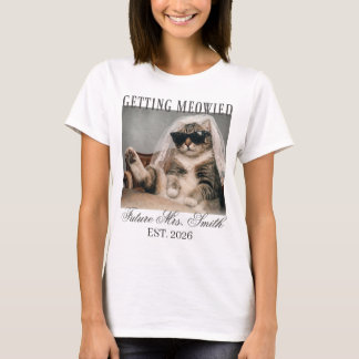 T-shirt Future Mme Getting Meowied