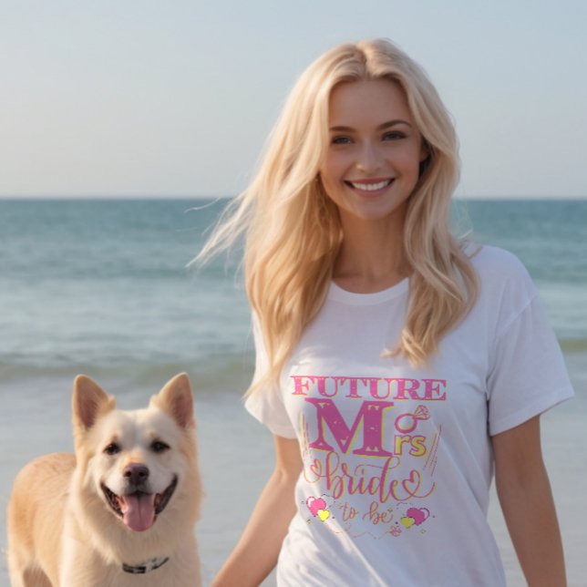 T-SHIRT FUTURE MME POUR ÊTRE FEMMES DU PARTI BACHELORETTE (Créateur téléchargé)